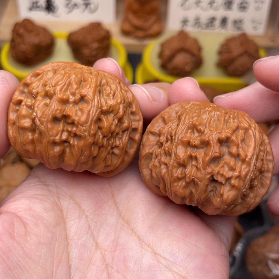 文玩核桃把件狮子42