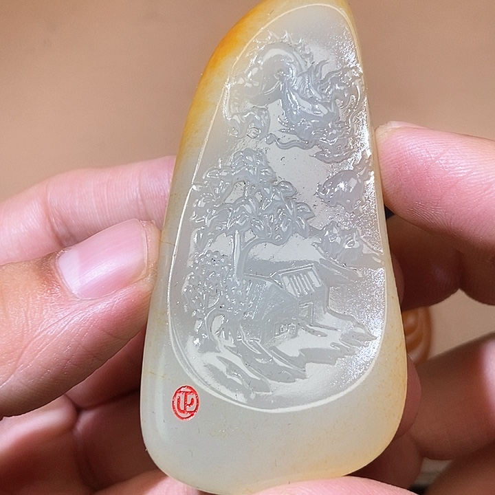 和田玉颈饰未镶嵌HX