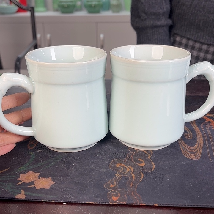 龙泉云间青瓷小米茶器