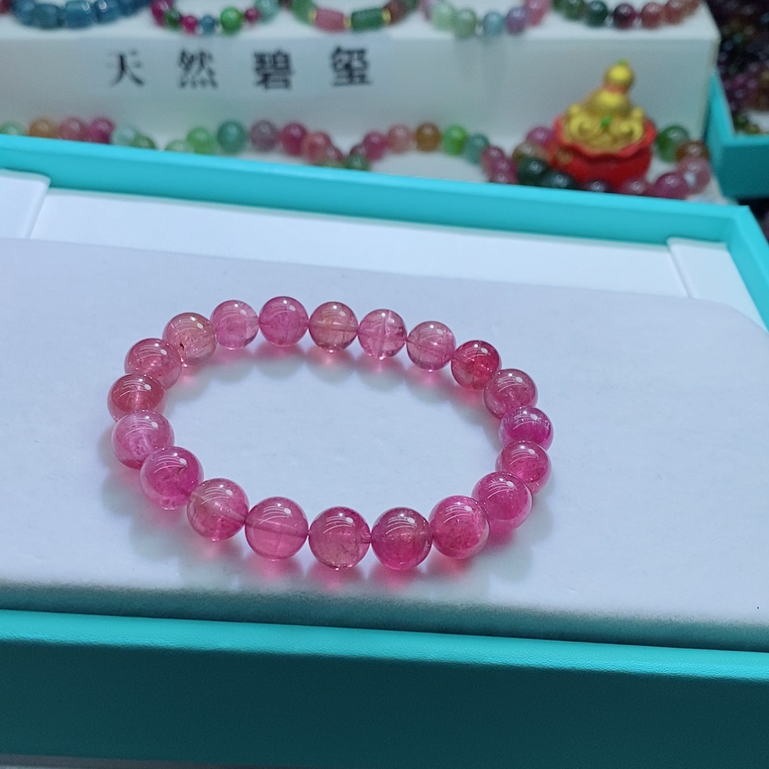 碧玺手链未镶嵌10mm左右