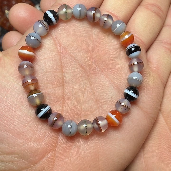 玛瑙/玉髓手链未镶嵌