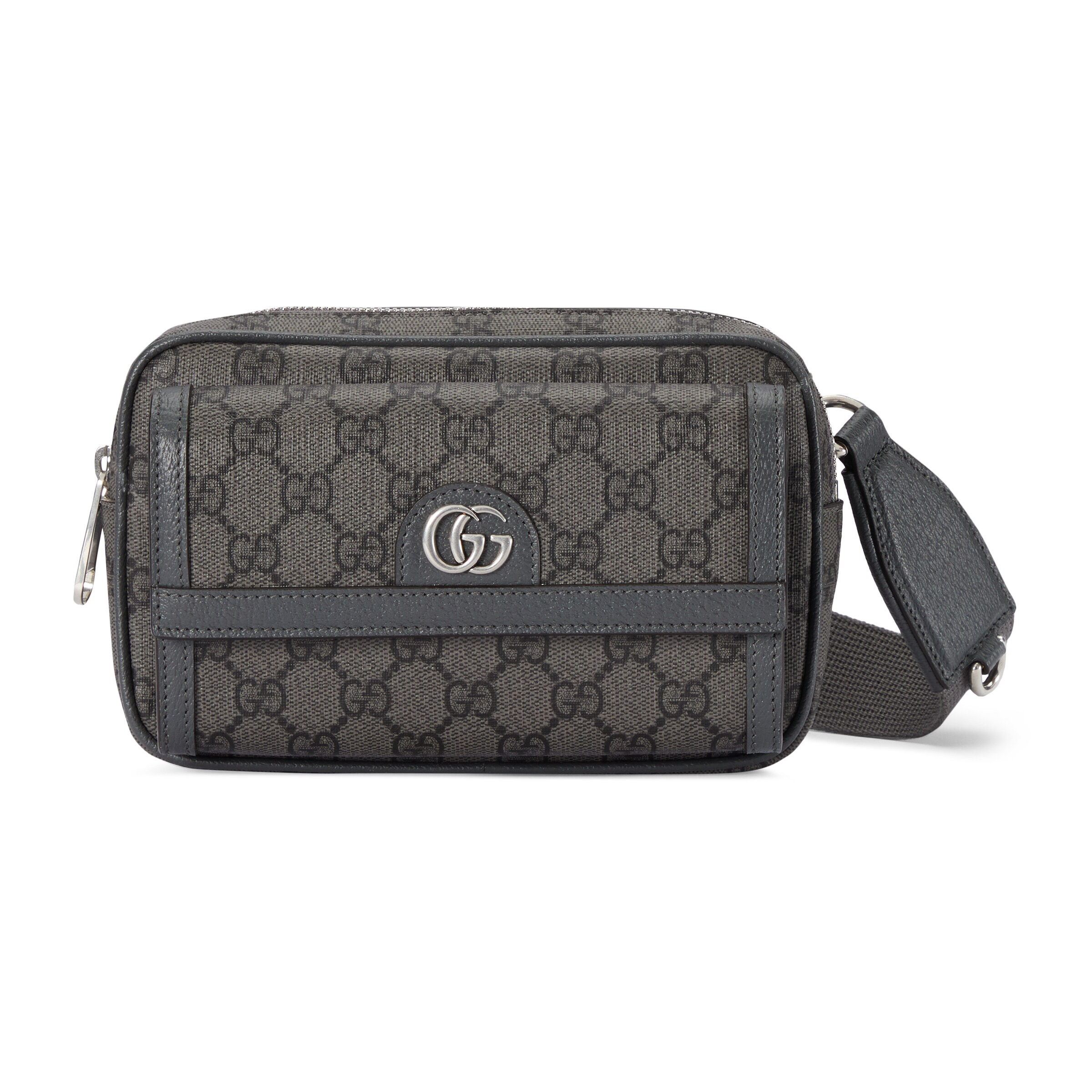 99新 GUCCI/古驰 6310/男士时尚经典双G印花小号相机包
