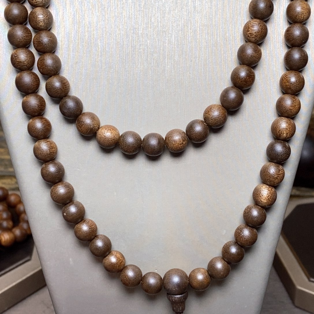 沉香手串越南芽庄白棋楠08×108