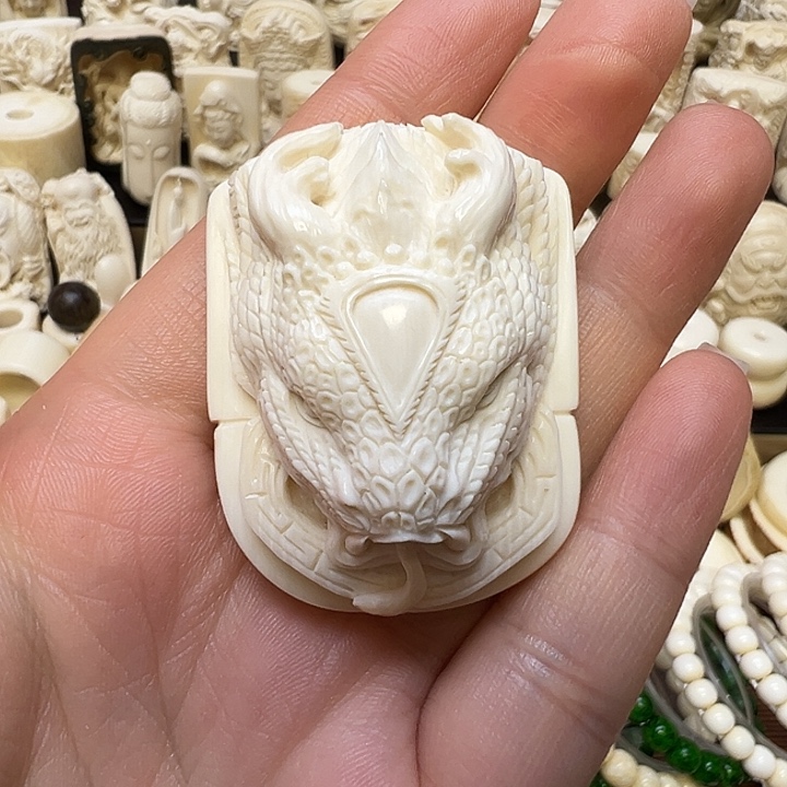 猛犸象牙手串/手链/手镯猛犸牌