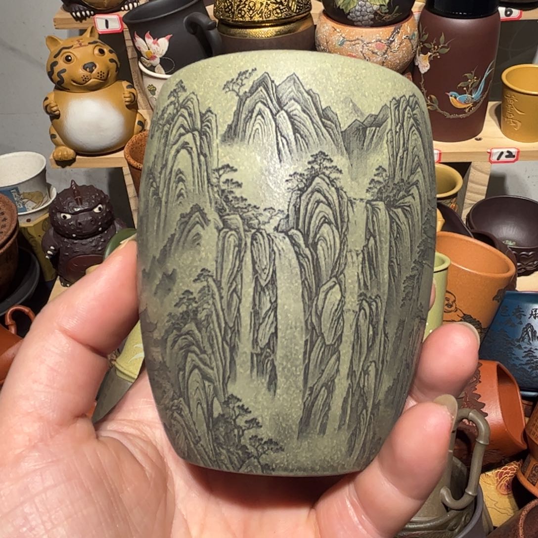 紫砂茶杯宜兴紫砂主人杯