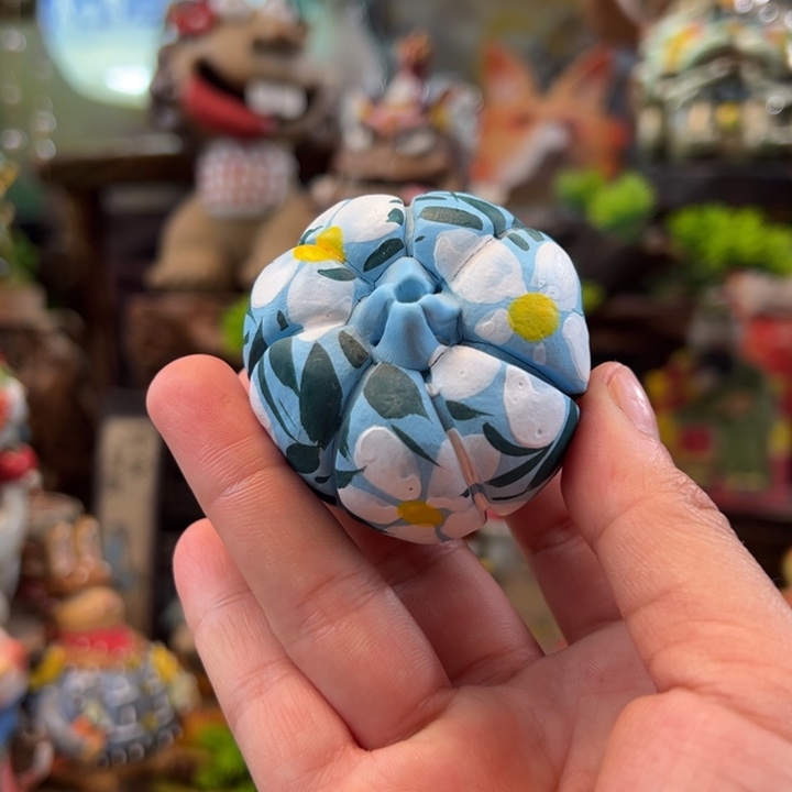 陶摆件小镇青花每日有新品福利