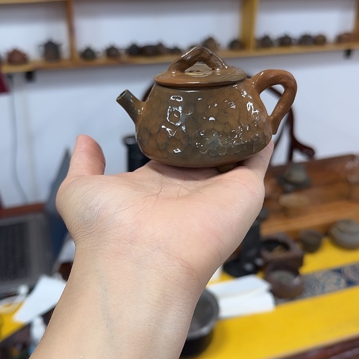 茶壶紫砂坭兴陶柴烧