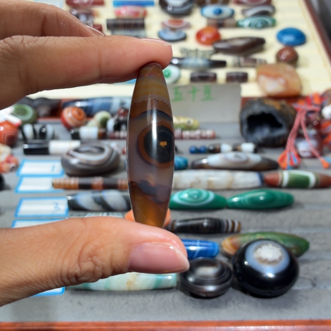 E***e玛瑙/玉髓合金颈饰