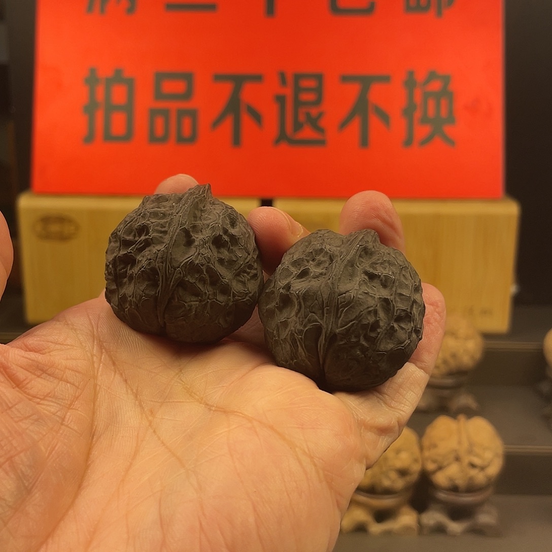 文玩核桃把件黑天使