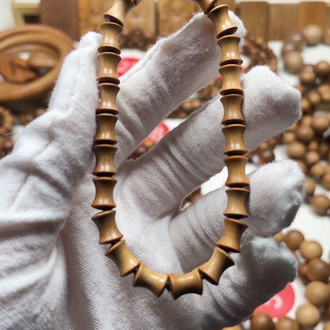 手串/手链檀香木老山檀香竹节单圈