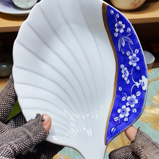 瓷片新年快乐万事如意