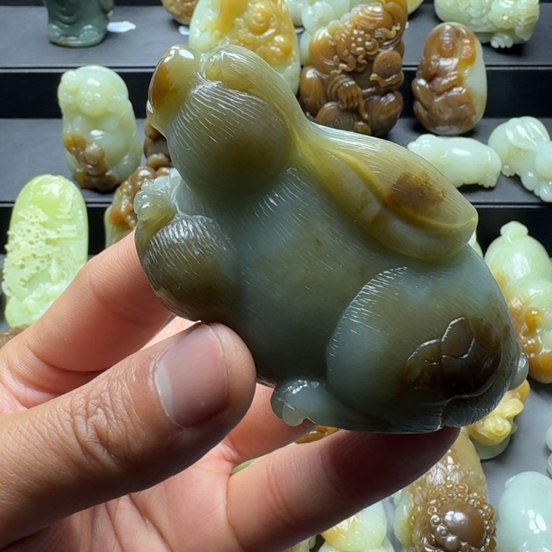 和田玉把件未镶嵌海**涯