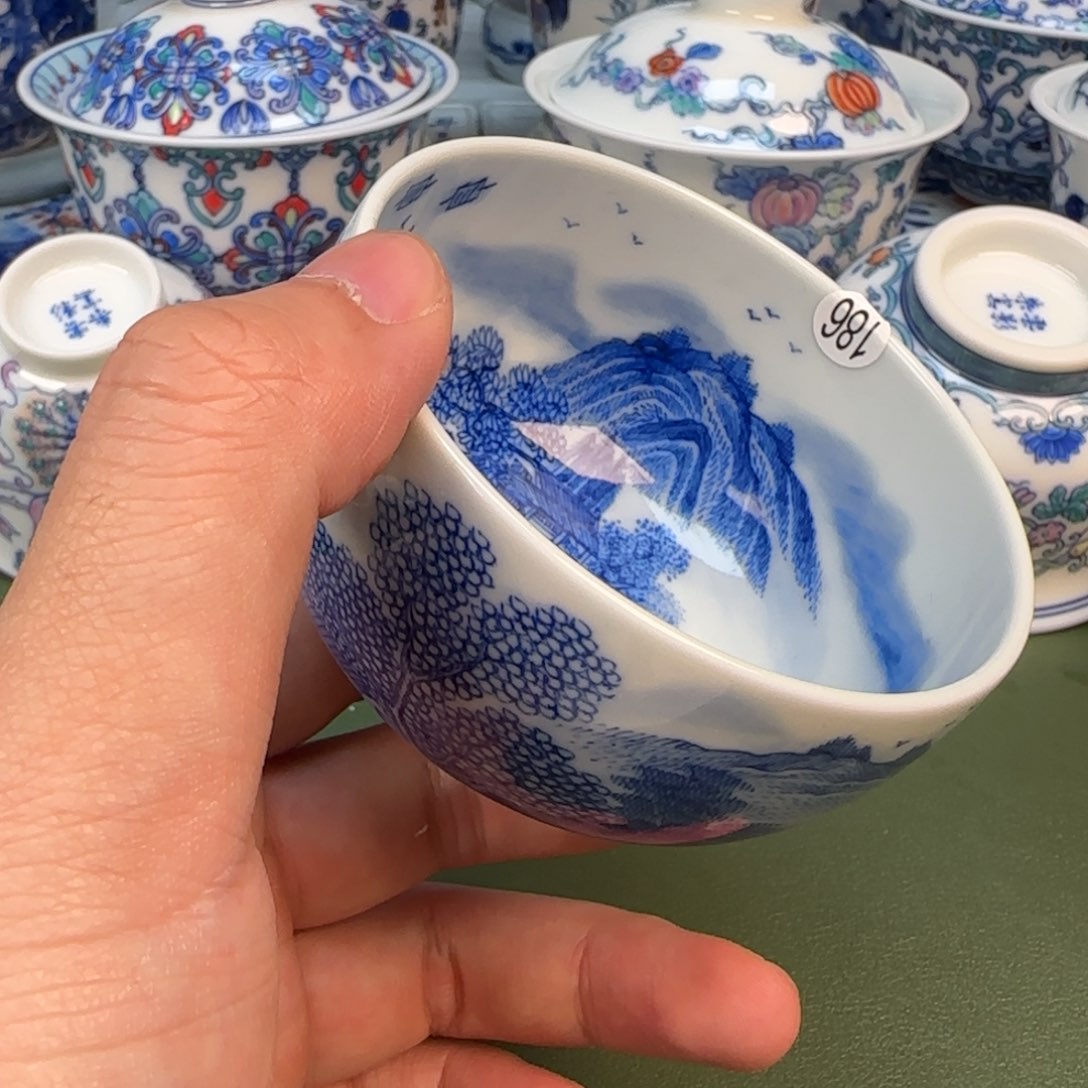 彦祖纯手工手绘茶具186