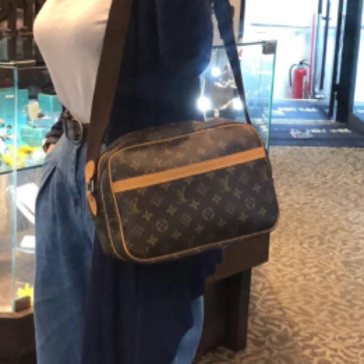 95新 LouisVuitton/路易威登 路易威登b1347换植鞣革老花相机包