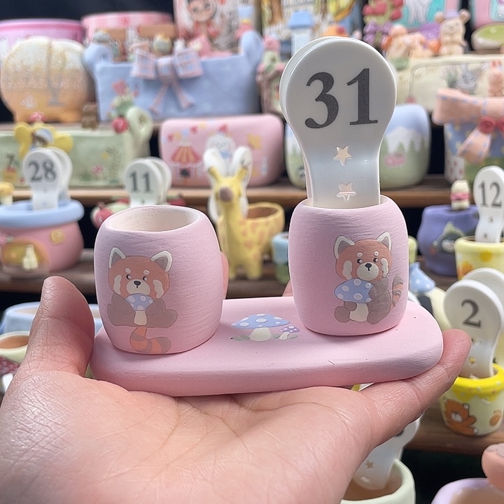 31….手工手绘花盆
