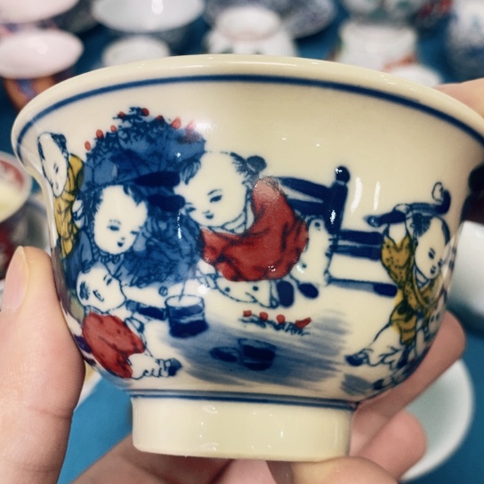 【闪购商品】景德镇陶瓷主人杯12334