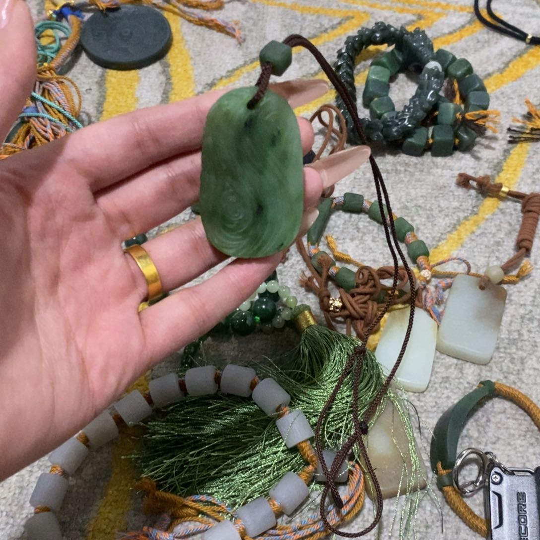 和田玉颈饰未镶嵌C***u