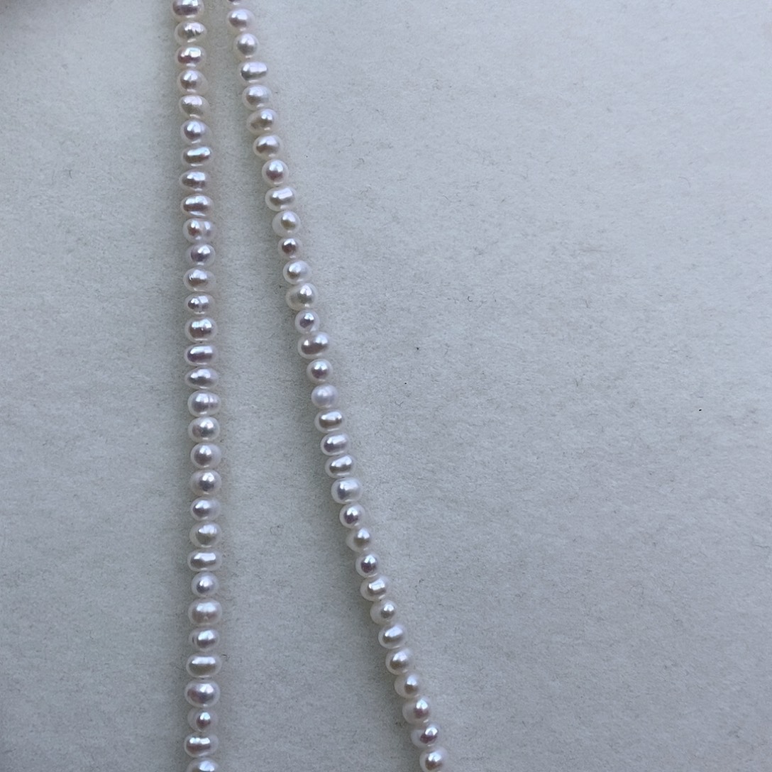 淡水珍珠银S925镶嵌颈饰