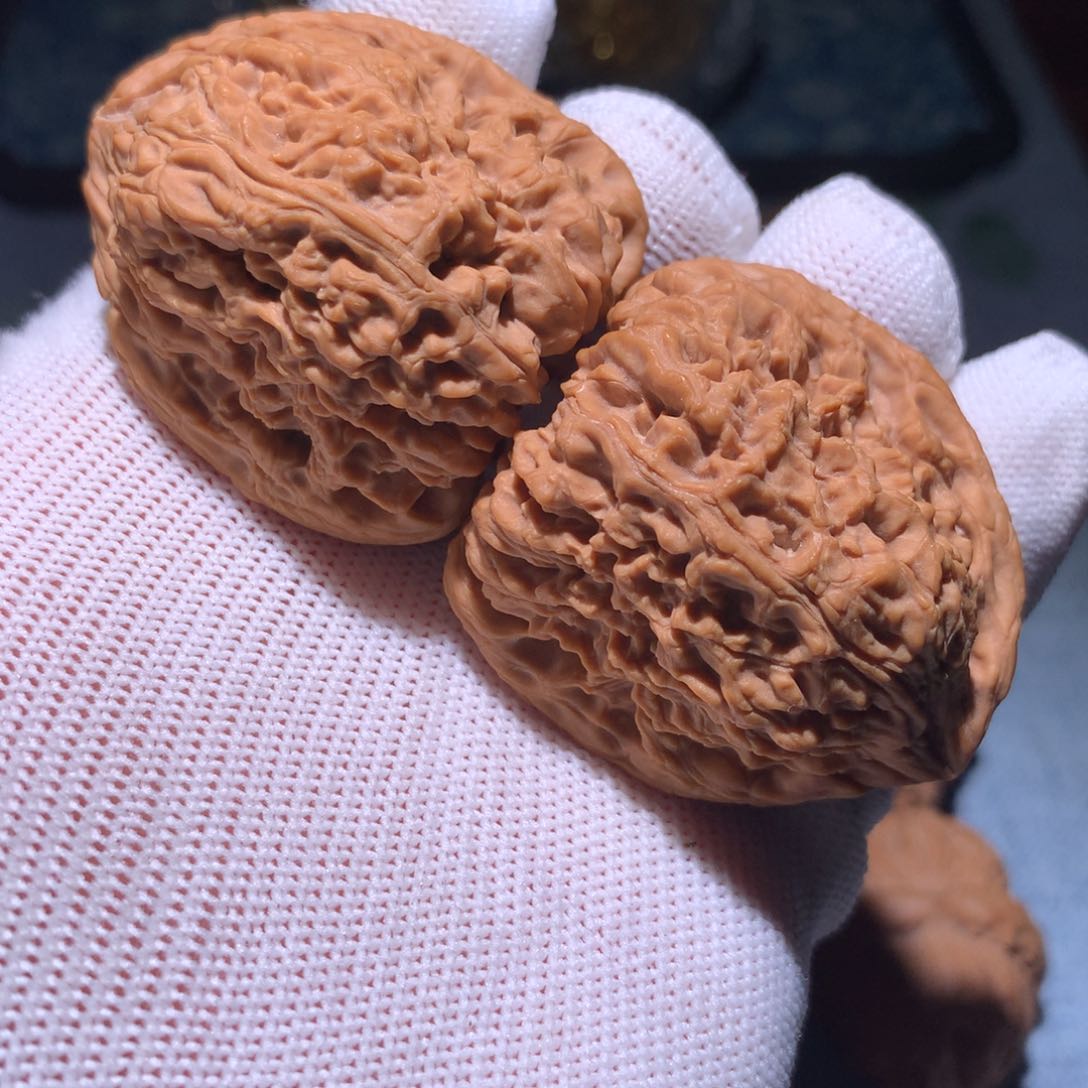 文玩核桃把件兰**德高炮南将石