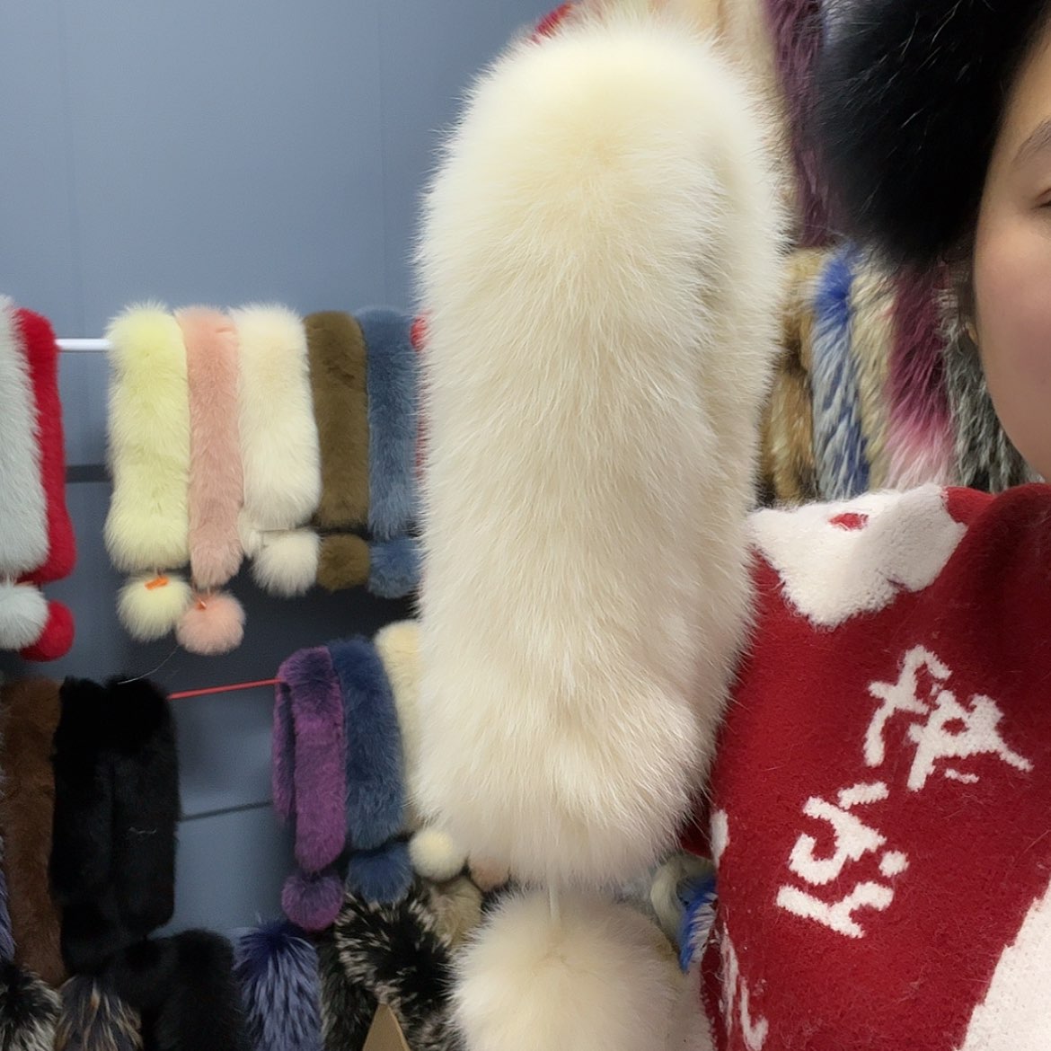 【闪购商品】狐狸毛带子款