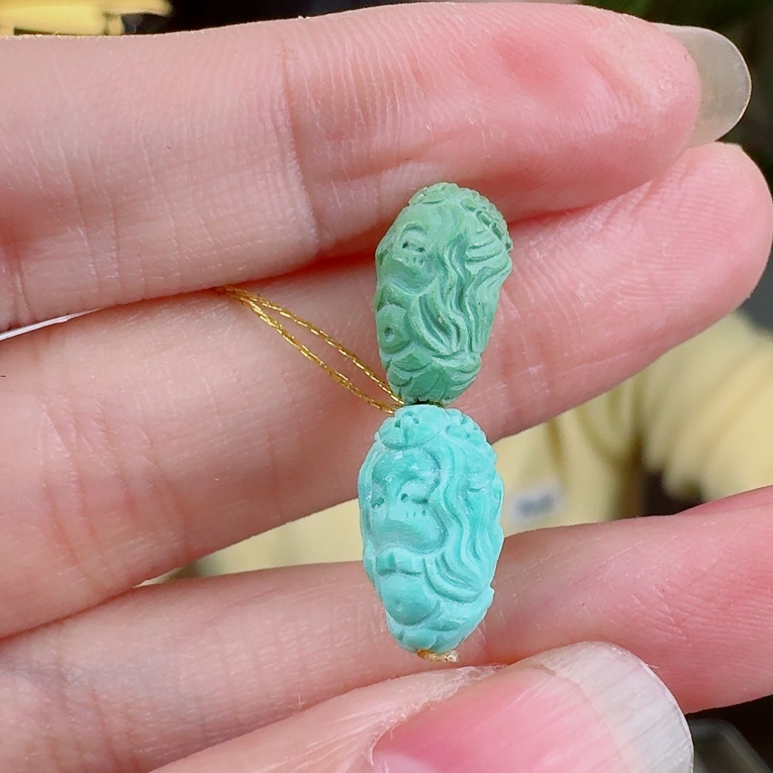 绿松石珠宝奇石未镶嵌