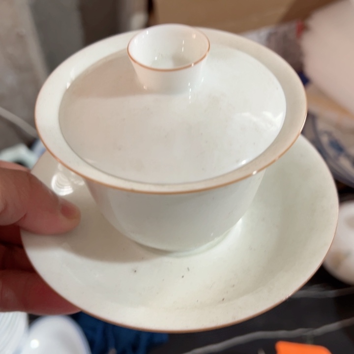 壶宝町盖碗陶瓷一个