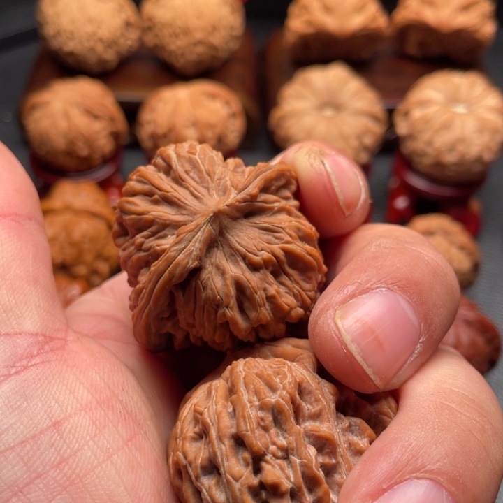 吊坠文玩核桃43四座楼