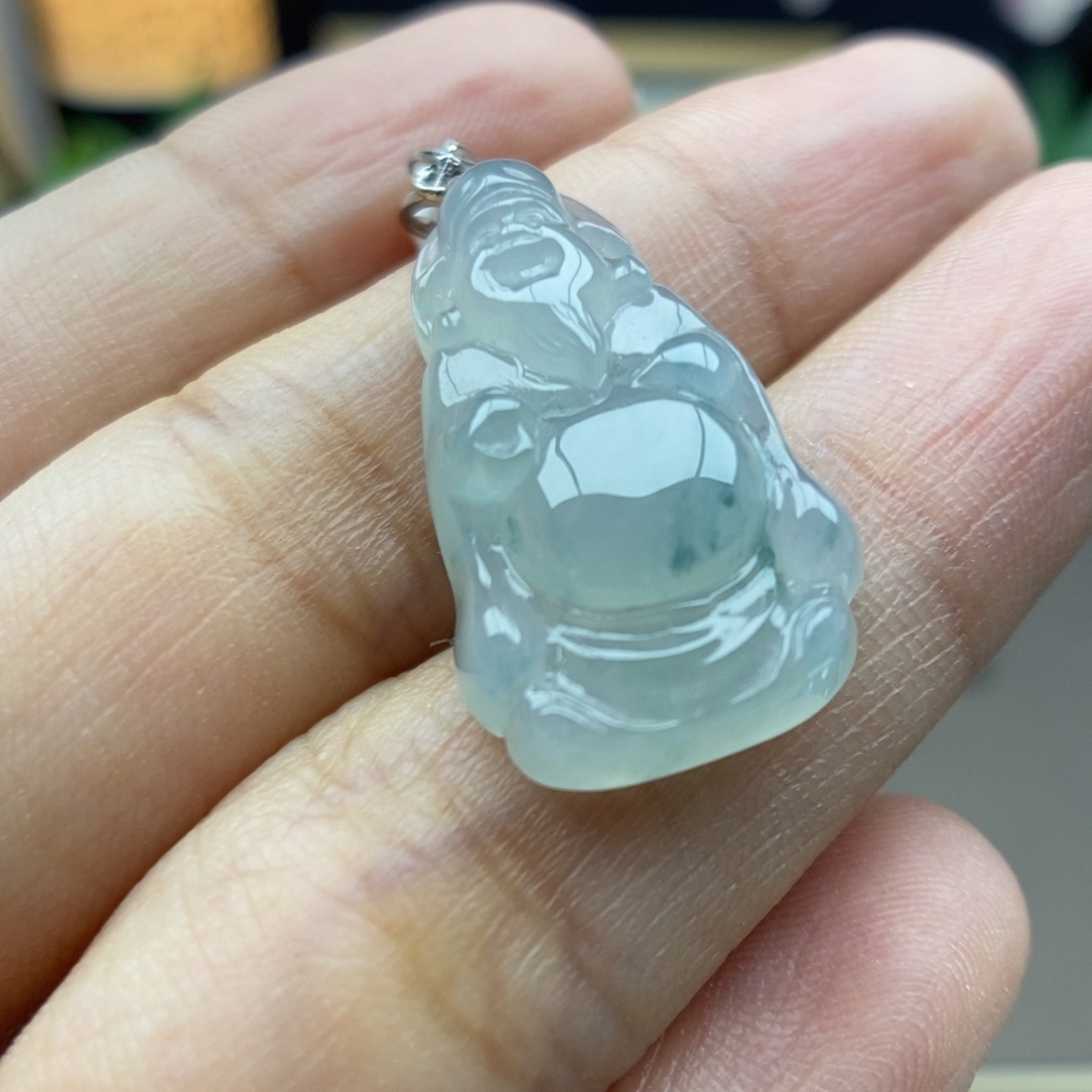 翡翠银S925镶嵌颈饰吊坠11