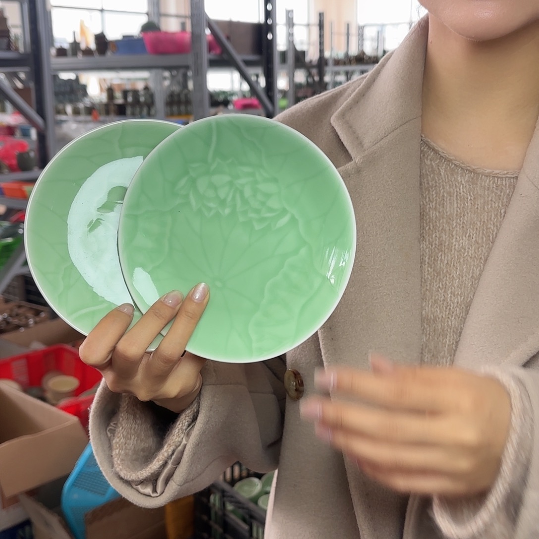 龙泉云间青瓷小米茶器