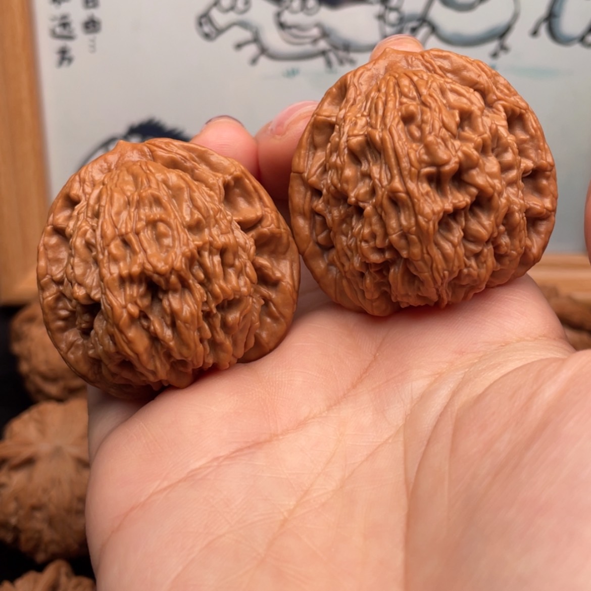 【闪购商品】文玩核桃把件41全品麦虎