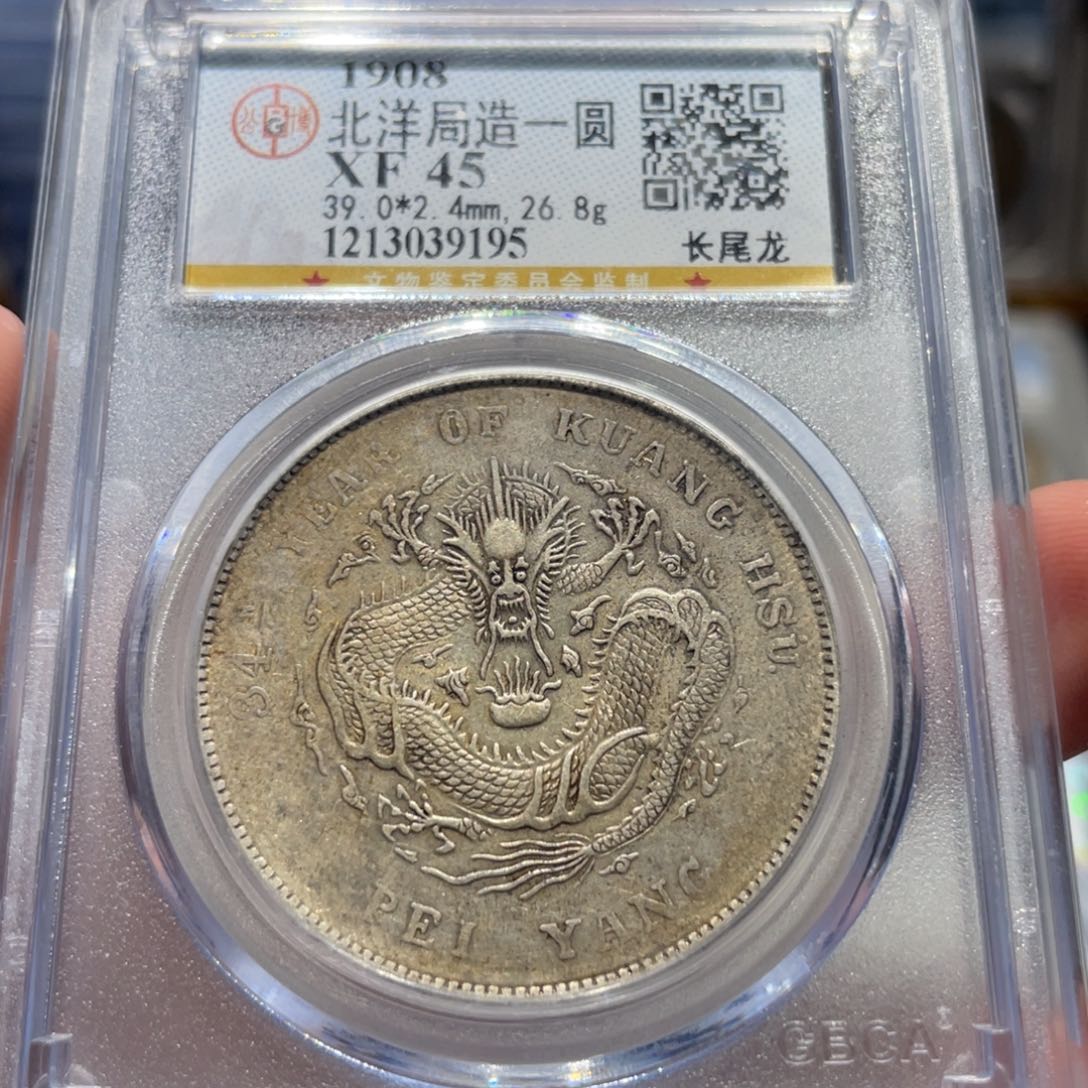 银立****平北洋长尾9195 神临钱币