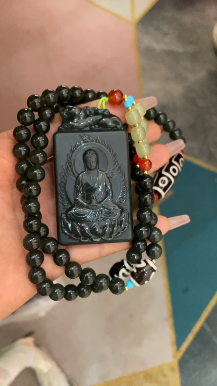 新疆和田玉生肖羊猴挂件