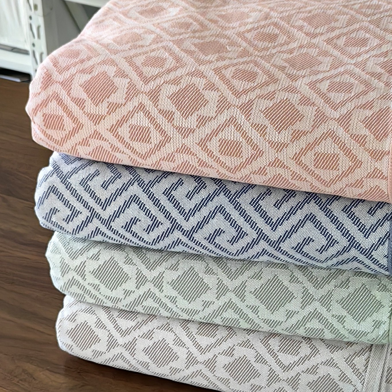 高档提花加厚粗布凉席加密三件套