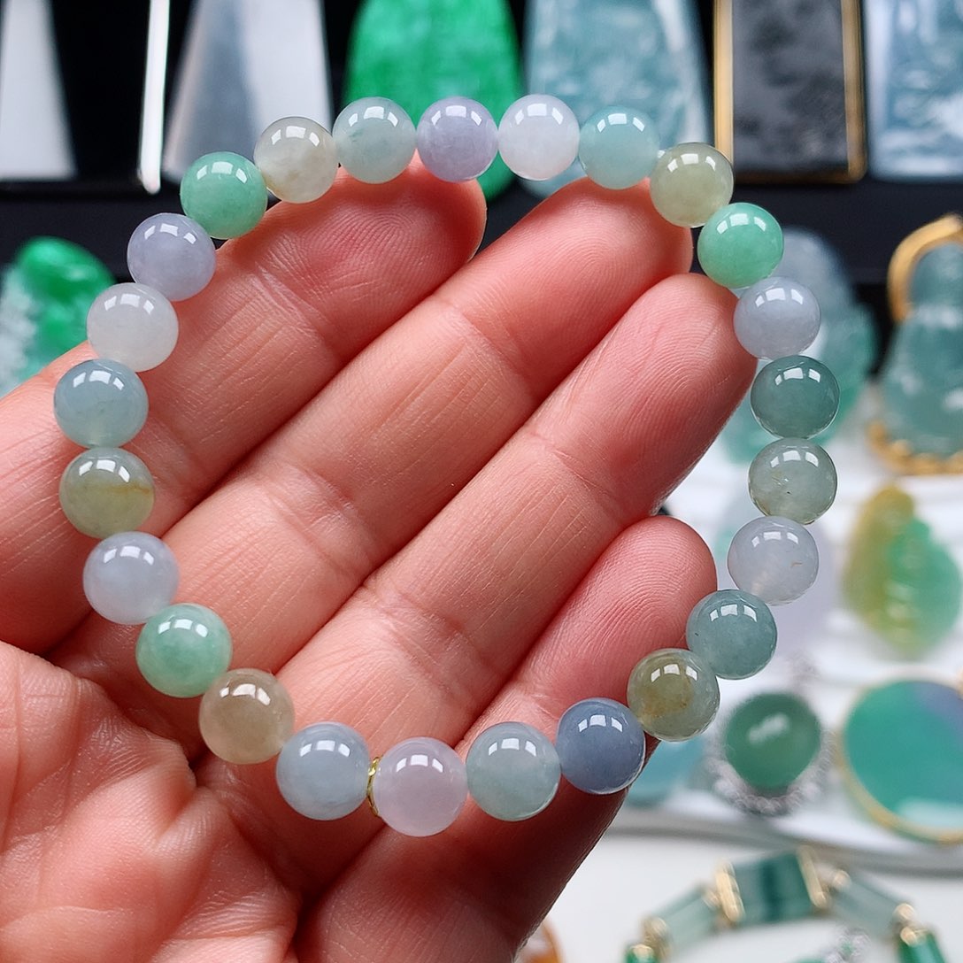 翡翠颈饰未镶嵌卡7.5