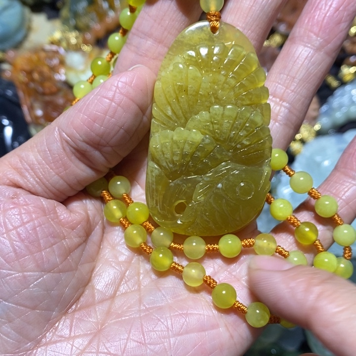 岫玉岫玉吊坠未镶嵌