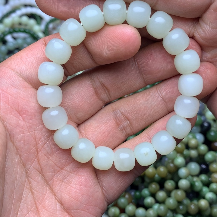 和田玉未镶嵌手串福利品 小小包容介意勿拍