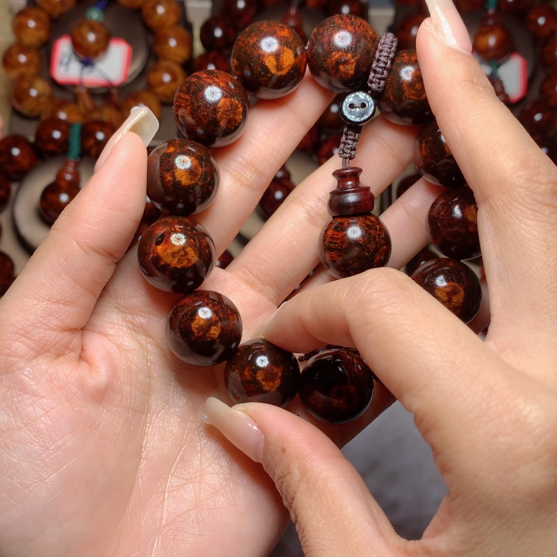 黄花梨/降香黄檀手串/手链轩*艾