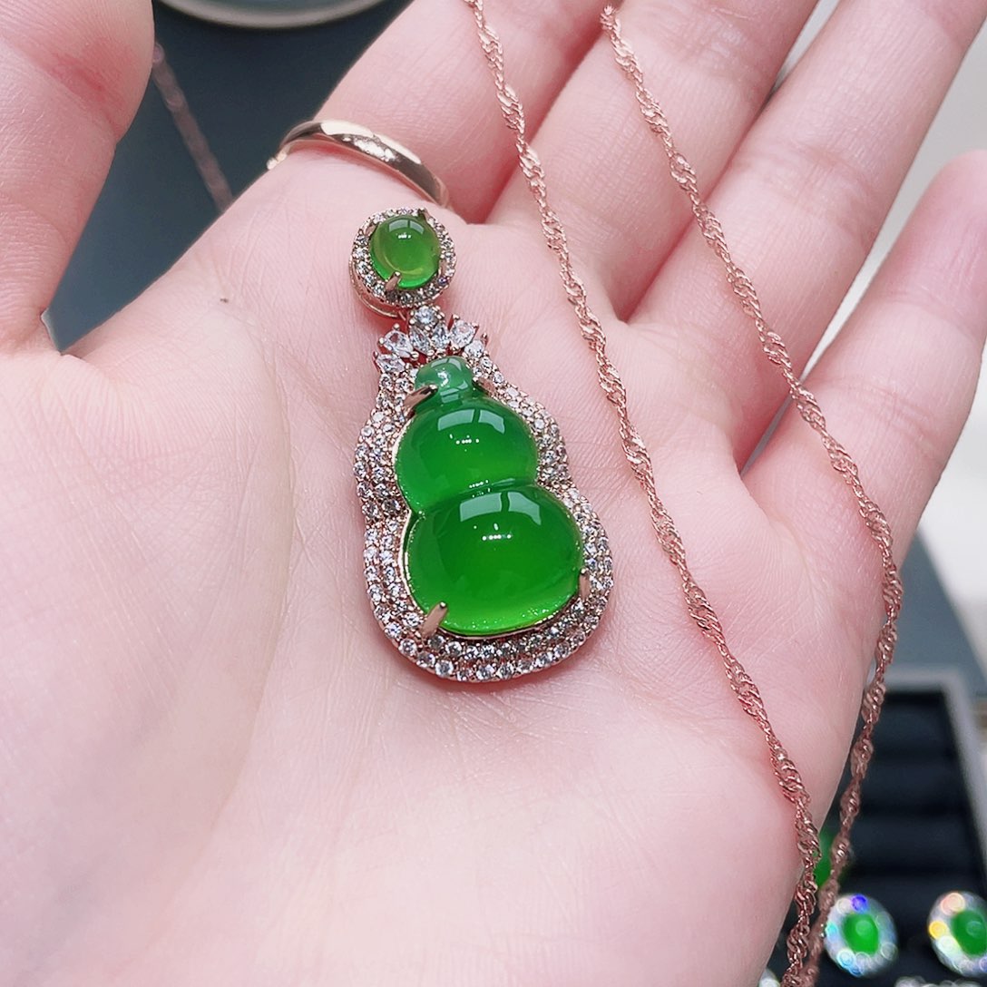 玛瑙/玉髓吊坠(赠链)合金