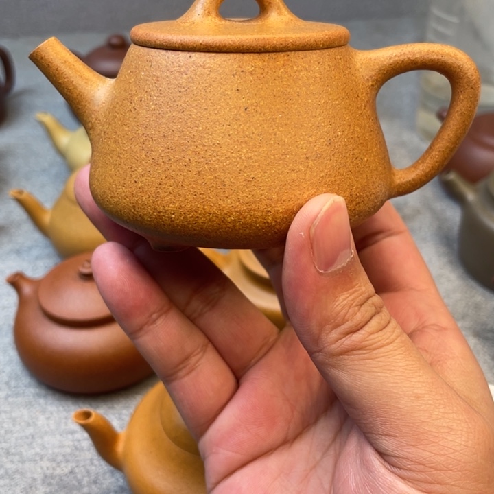 紫砂茶壶得**然全手工高瓢瑕