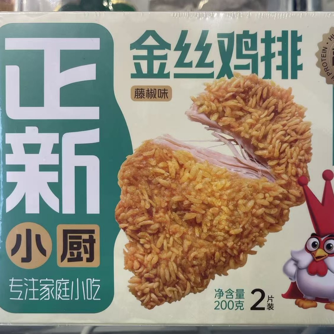 正新小厨金丝鸡排藤椒味200g