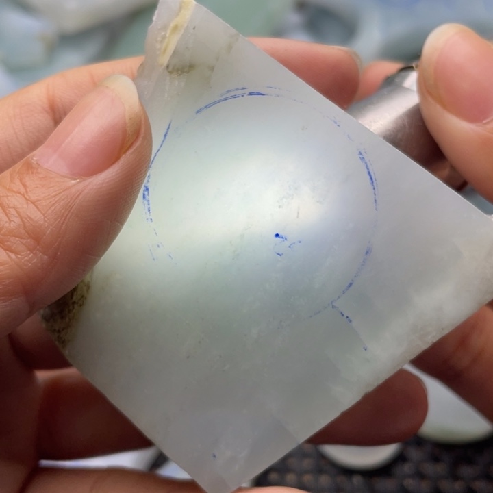 定制翡翠未镶嵌片料定制不退不换