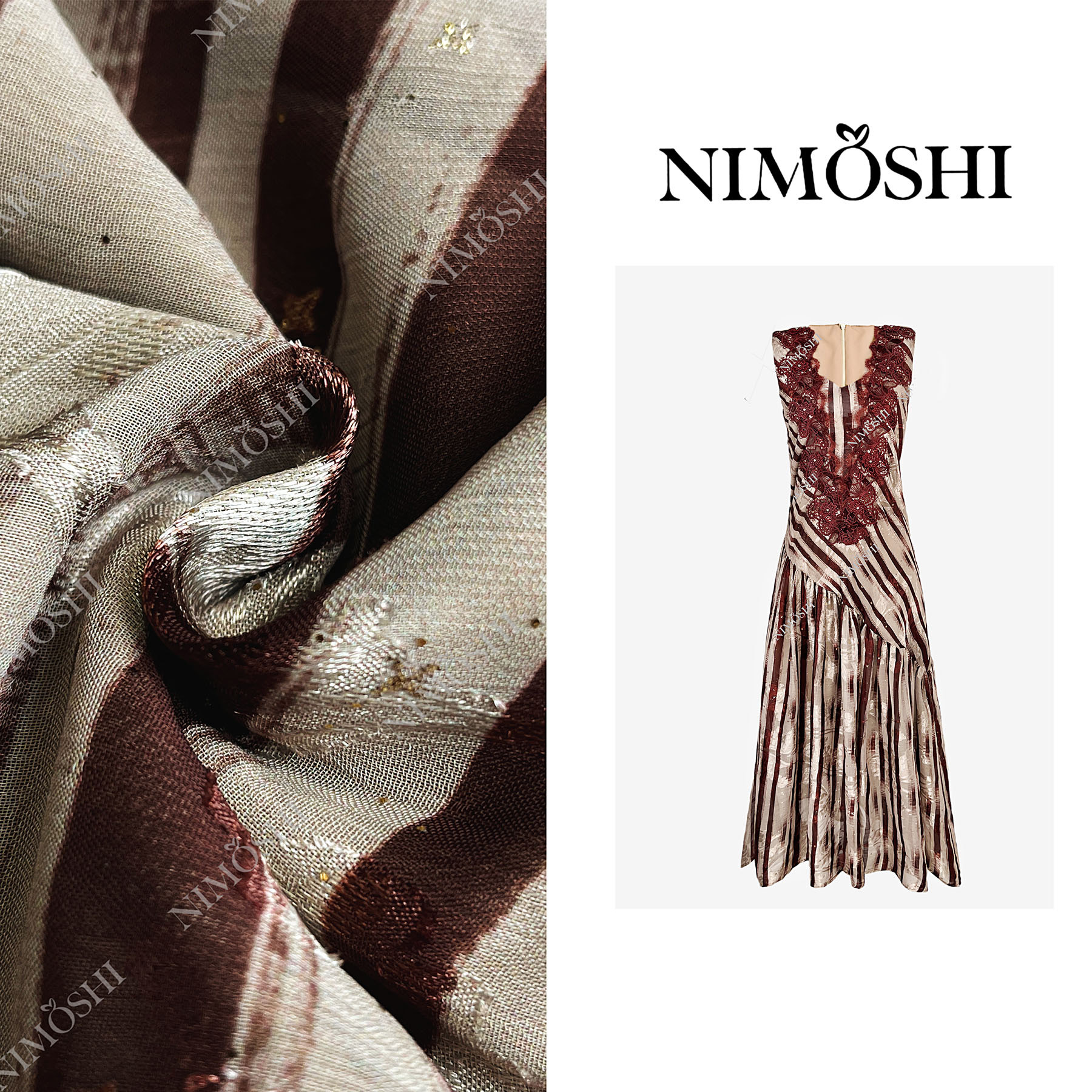 【夏夏专属】夏季新款高奢定制波西风设计气质显瘦连衣裙Q2222