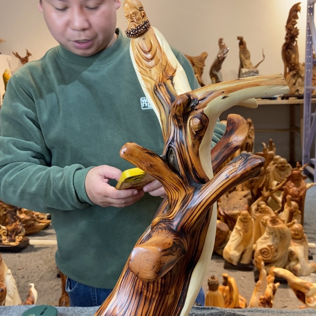 柏木（崖柏）太行崖柏根雕摆件