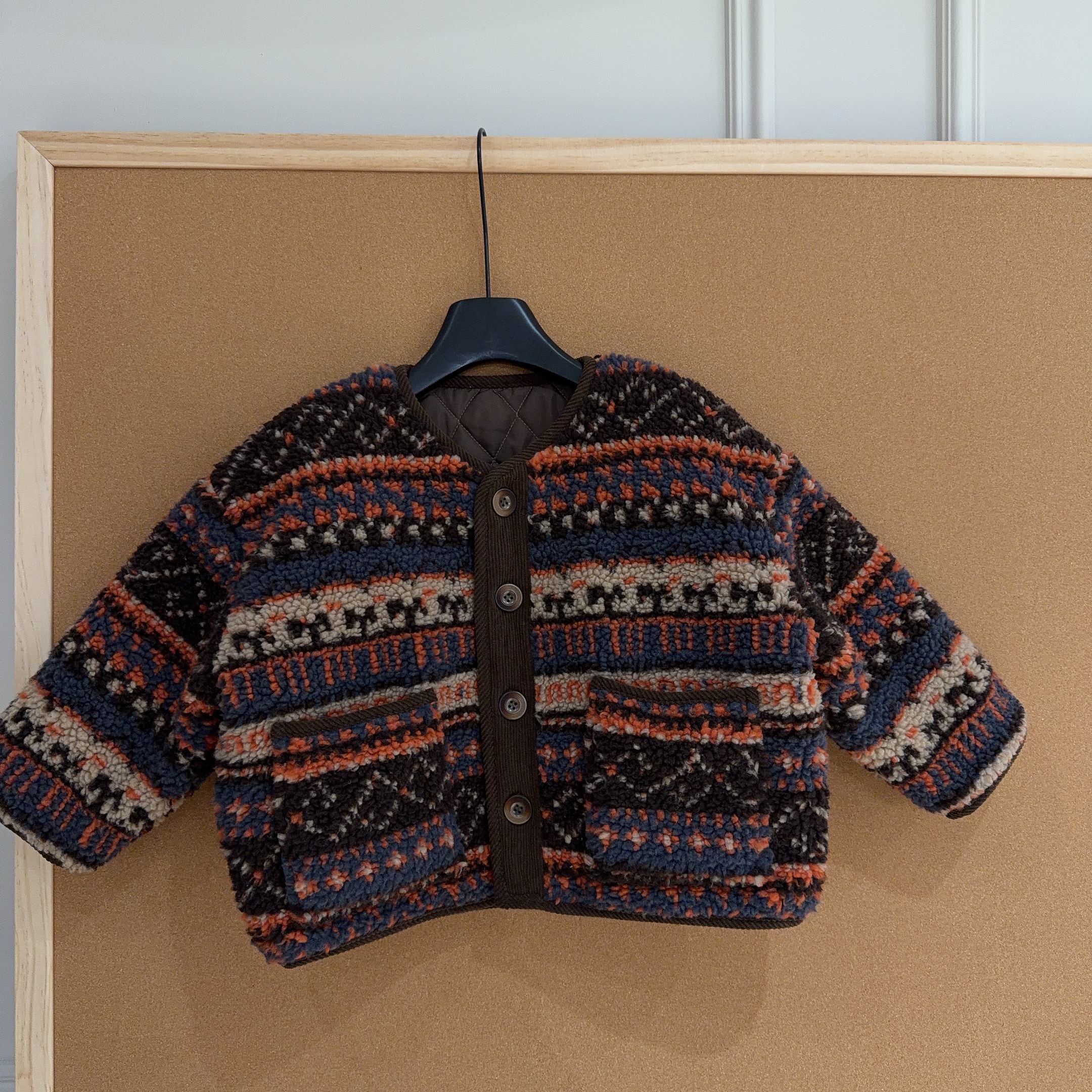 【两个小盆友】2025冬款儿童韩版宽松休闲宝宝洋气棉服外套881966