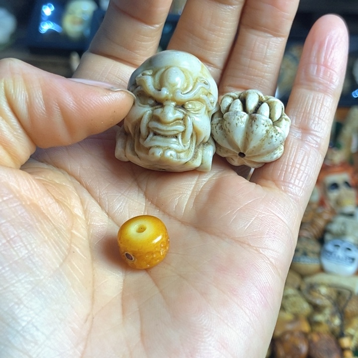 心*念配饰鹿角雕刻不动一个