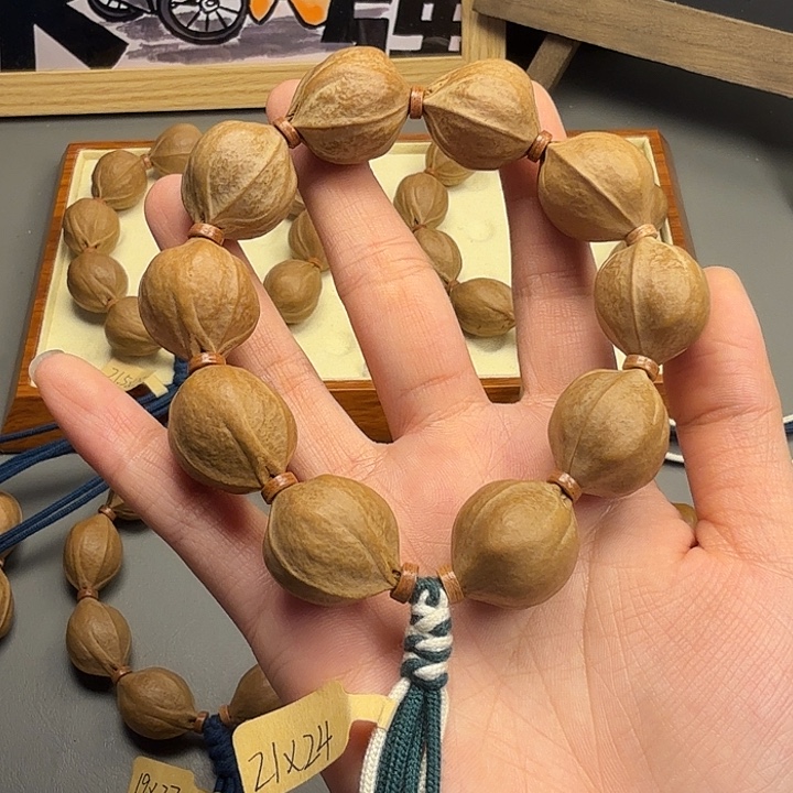 硕***叶手串/手链橄榄核21.24