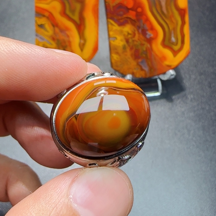 玛瑙/玉髓战国红未镶嵌用****9