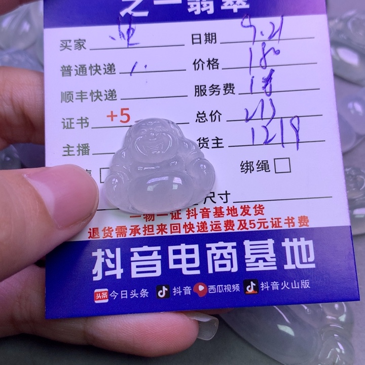 颈饰未镶嵌翡翠快****a