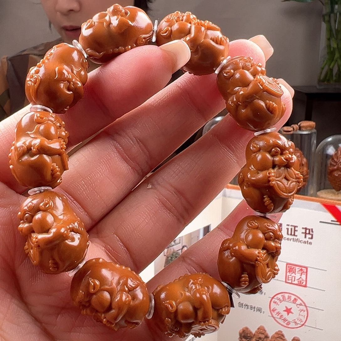 橄榄核手串/手链橄榄核雕橄榄核