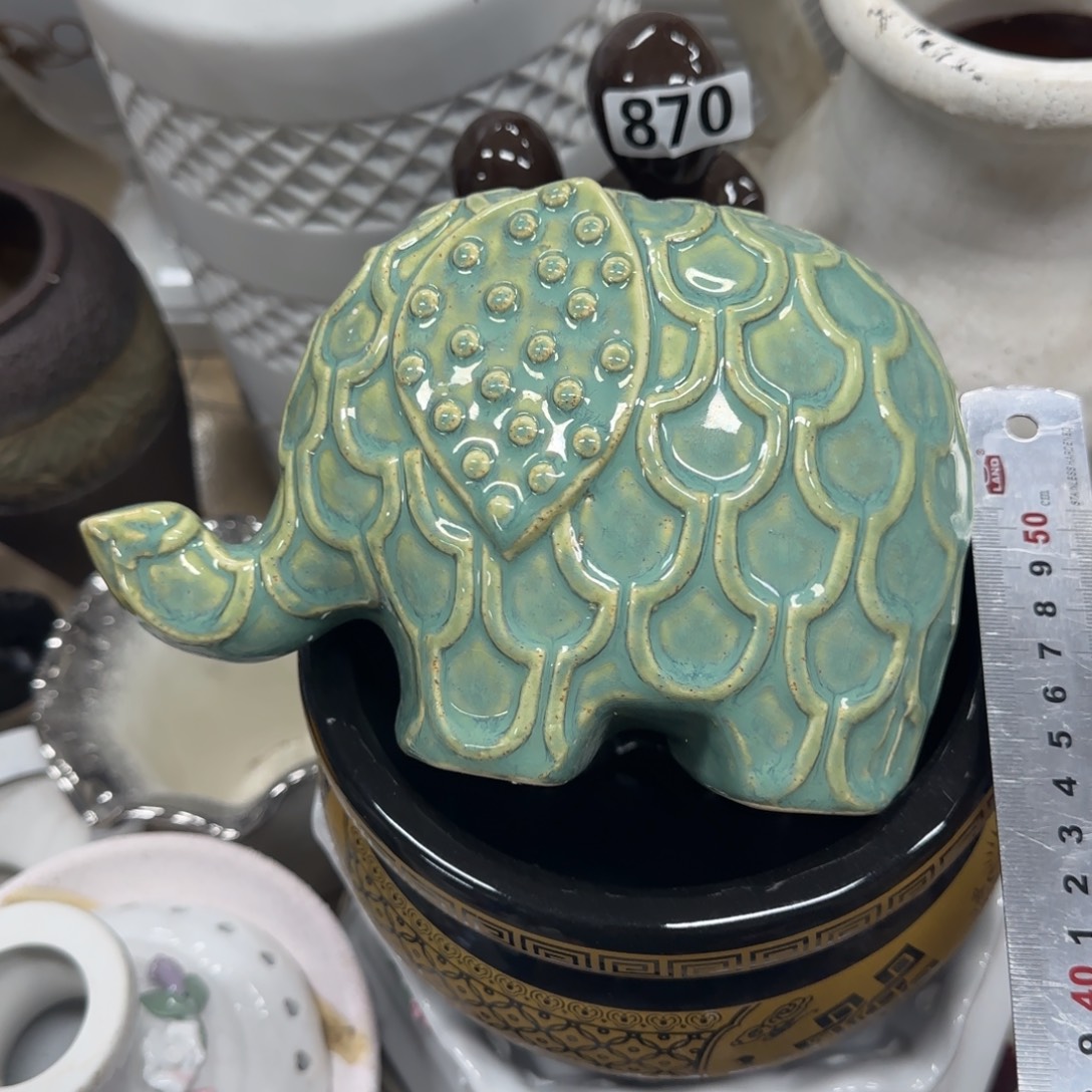 瓷片陶瓷工艺花瓶摆件